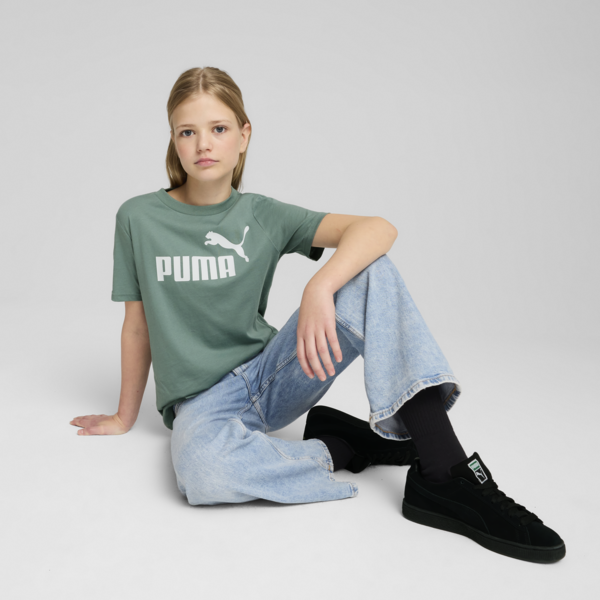 ESS No. 1 Logo Tee Youth, Green Moon, large-ZAF