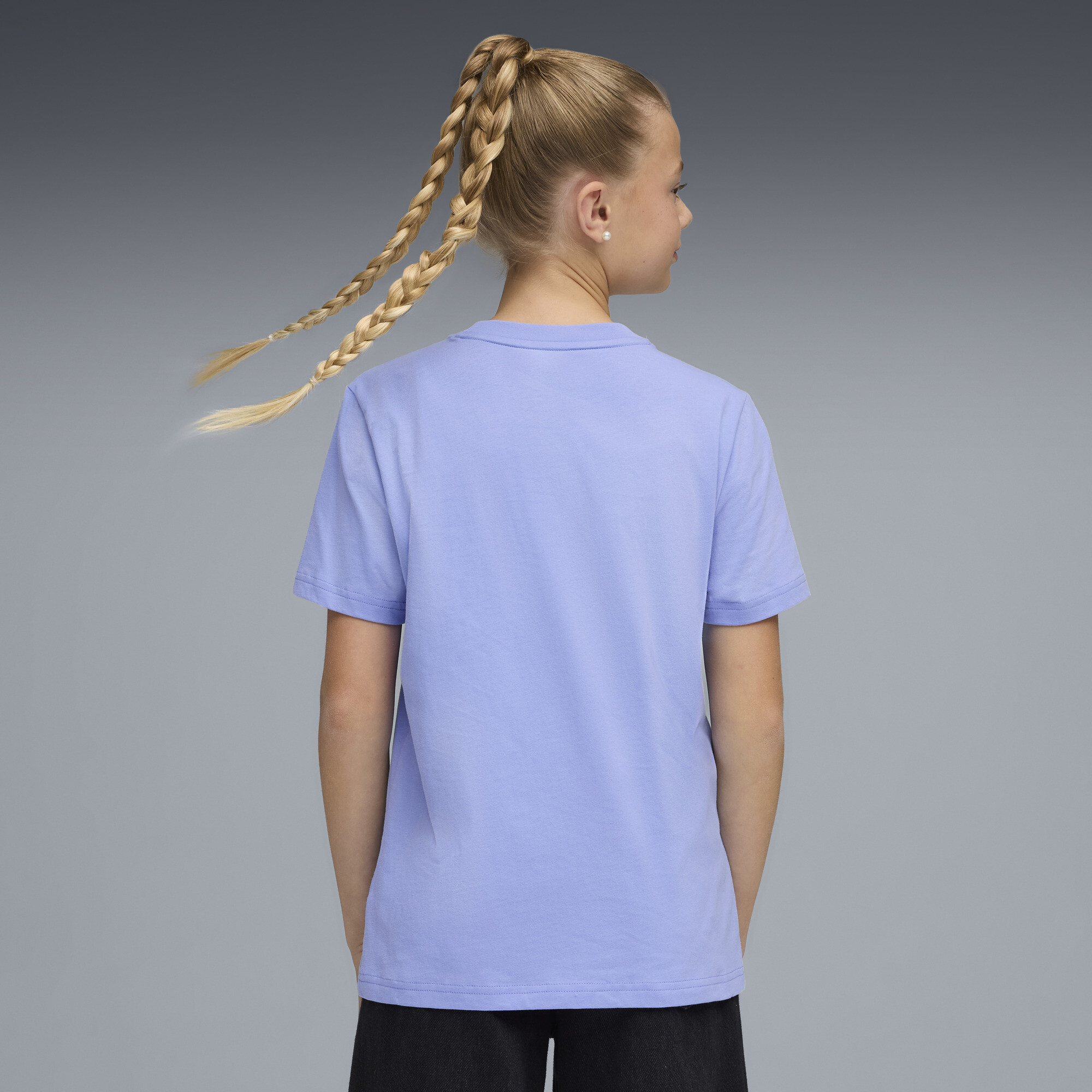 PUMA ESS No. 1-logo T-shirt voor Dames, Maat 7-8Y thumbnail 3