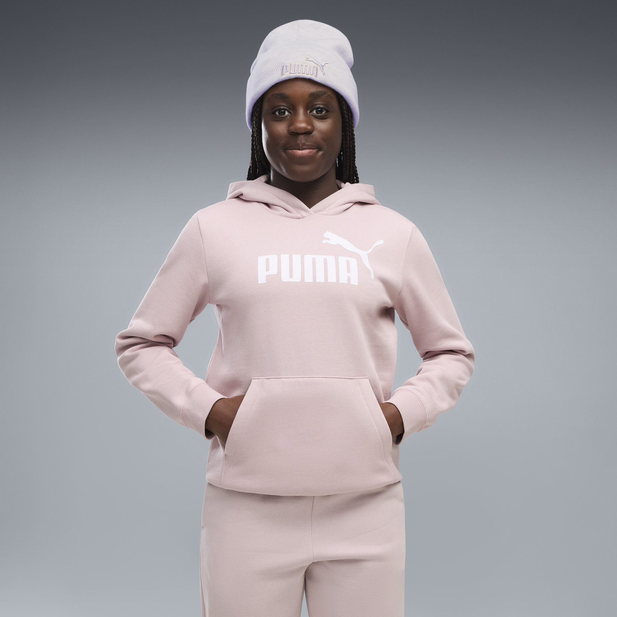 Vêtements Puma ESS No. 1 Logo Hoodie FL G pour Accessoires - vue 3