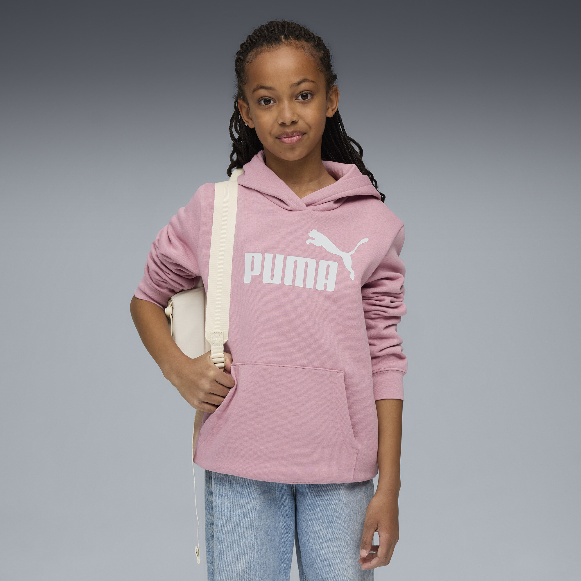 Puma Essentials No. 1 Logo Big Kids' Hoodie