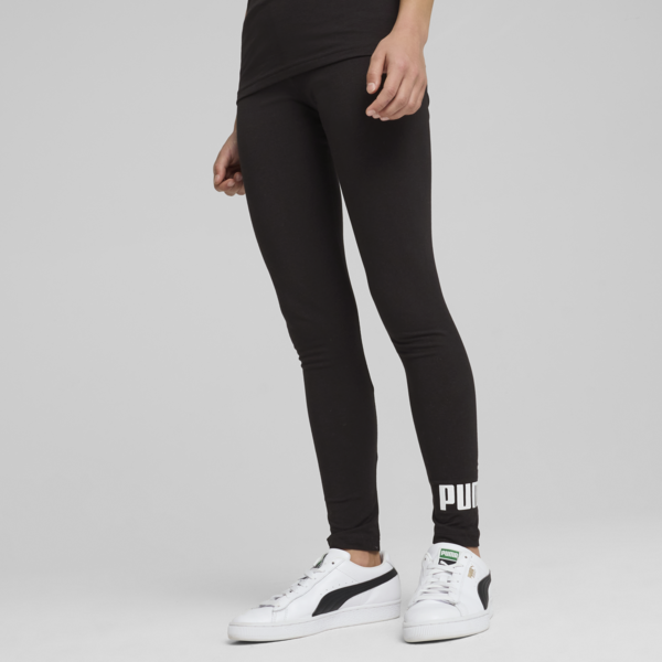 ESS No. 1 Logo Leggings Youth, PUMA Black, large-ZAF