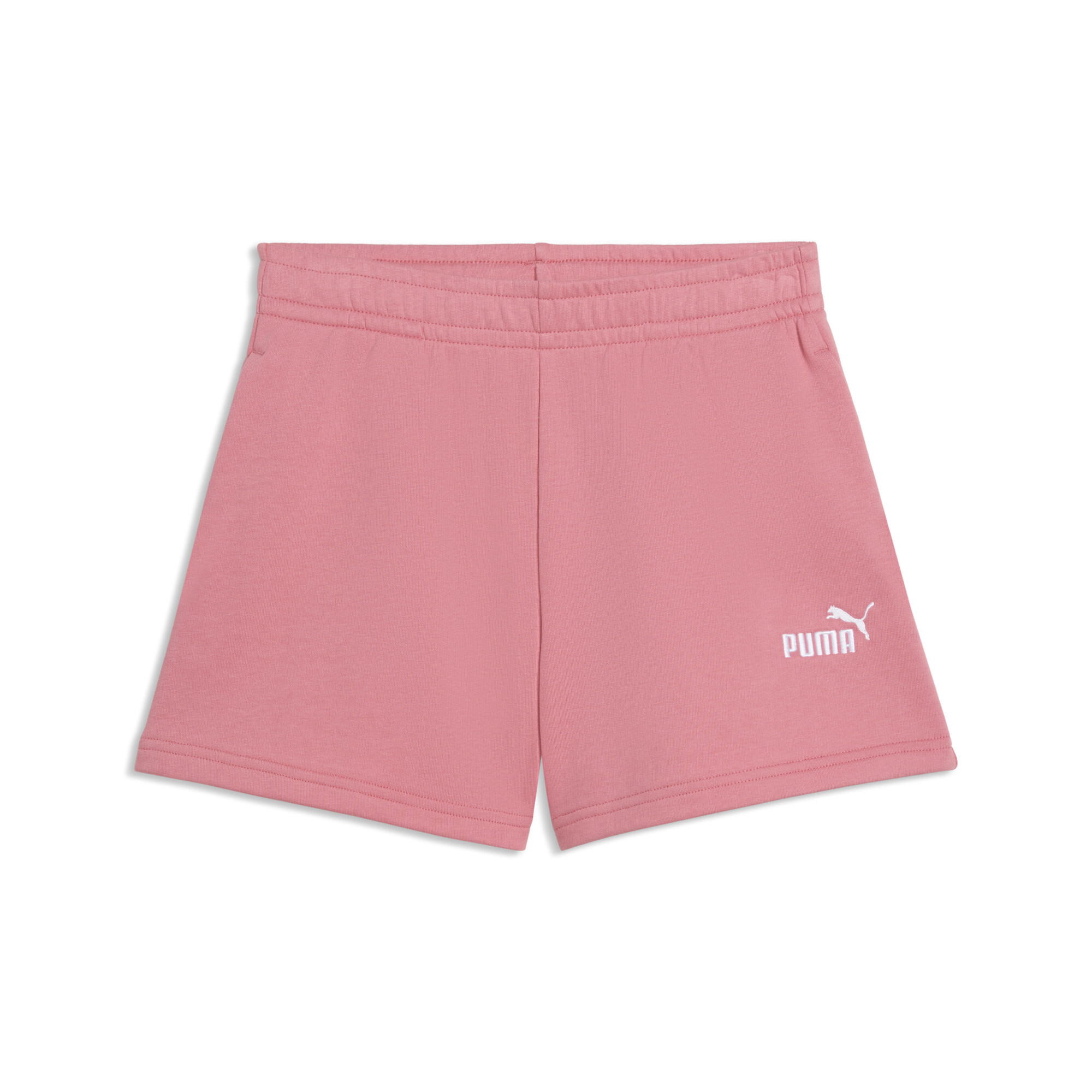 PUMA ESS Small No. 1-logo short voor Dames, Roze, Maat 5-6Y thumbnail 3