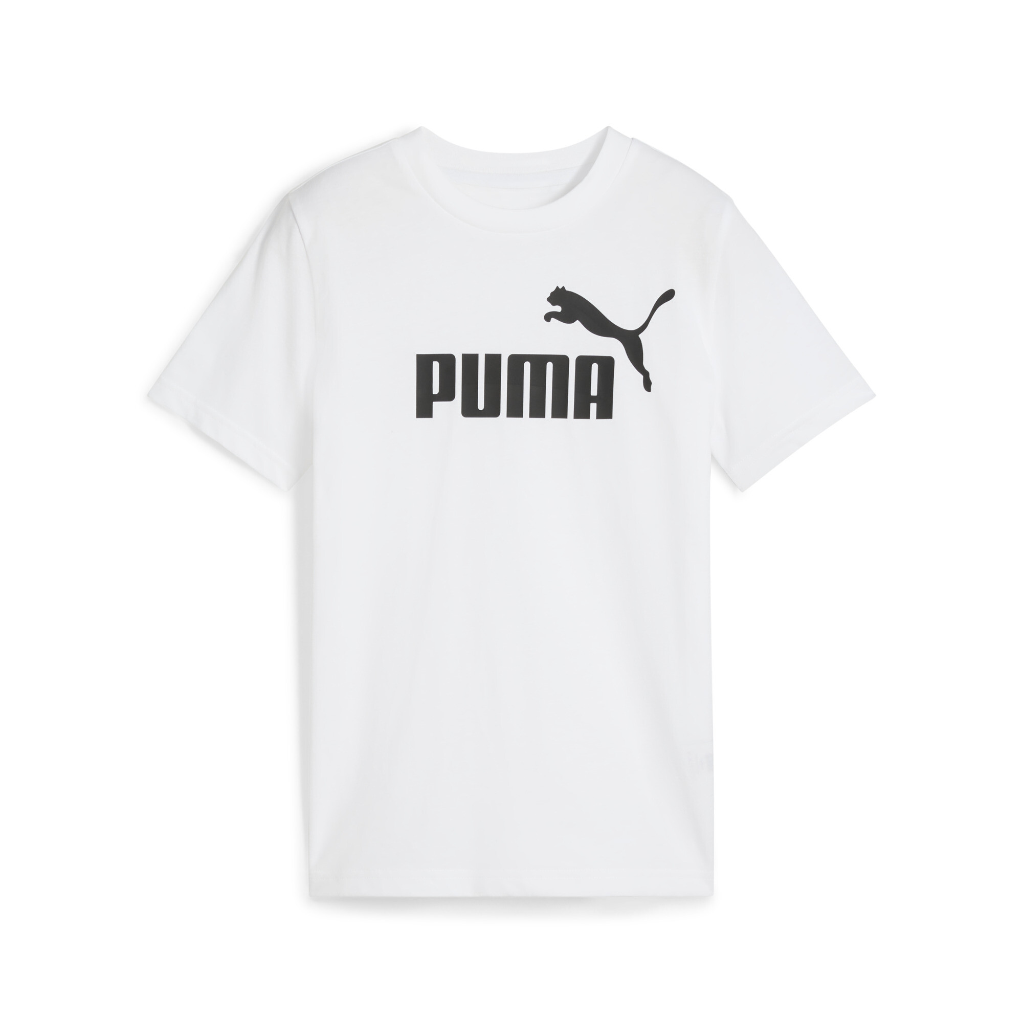 Puma ESS No. 1 Logo T-Shirt Teenager Für Herren Für Damen Für Kinder | Mit Plain | White | Größe: 15-16Y