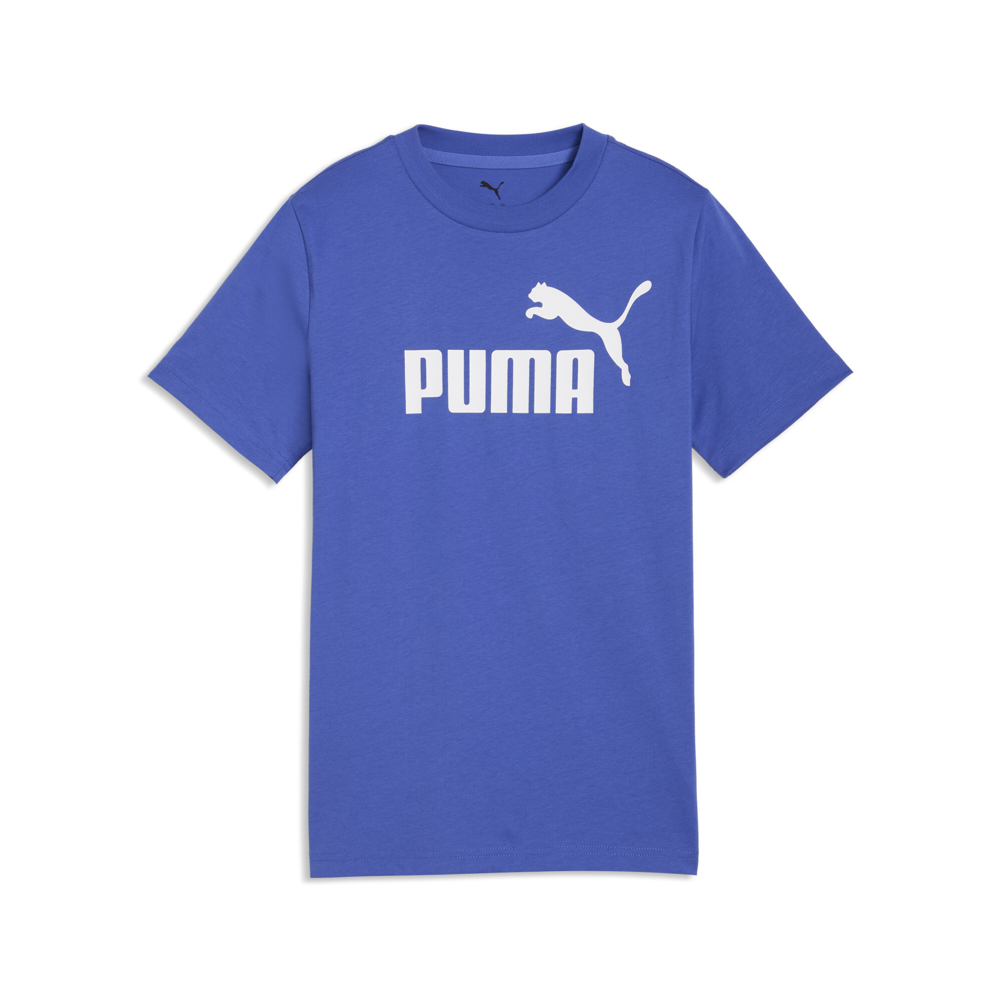 PUMA ESS No. 1-logo T-shirt voor Heren, Blauw, Maat 13-14Y
