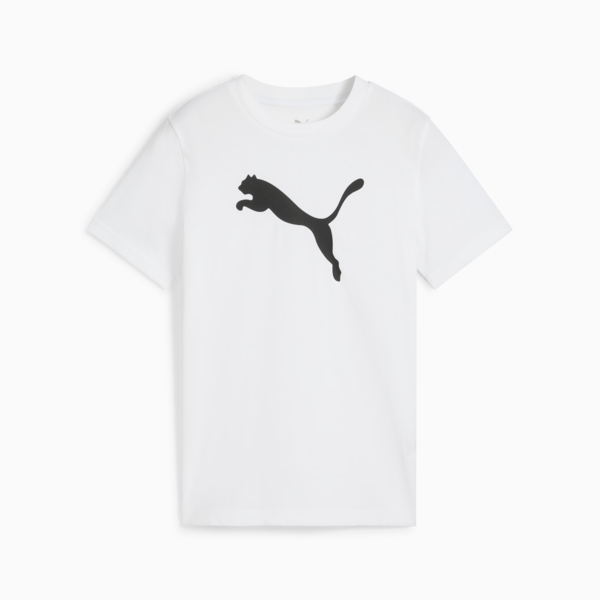 Playera Essentials Cat Logo para adolescentes, PUMA White, large-MEX