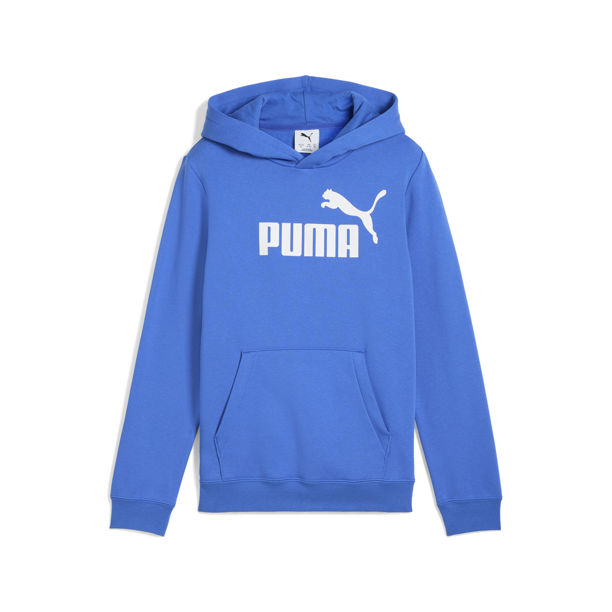 PUMA ESS No. 1-logo fleece hoodie voor Heren, Blauw, Maat 13-14Y thumbnail 3
