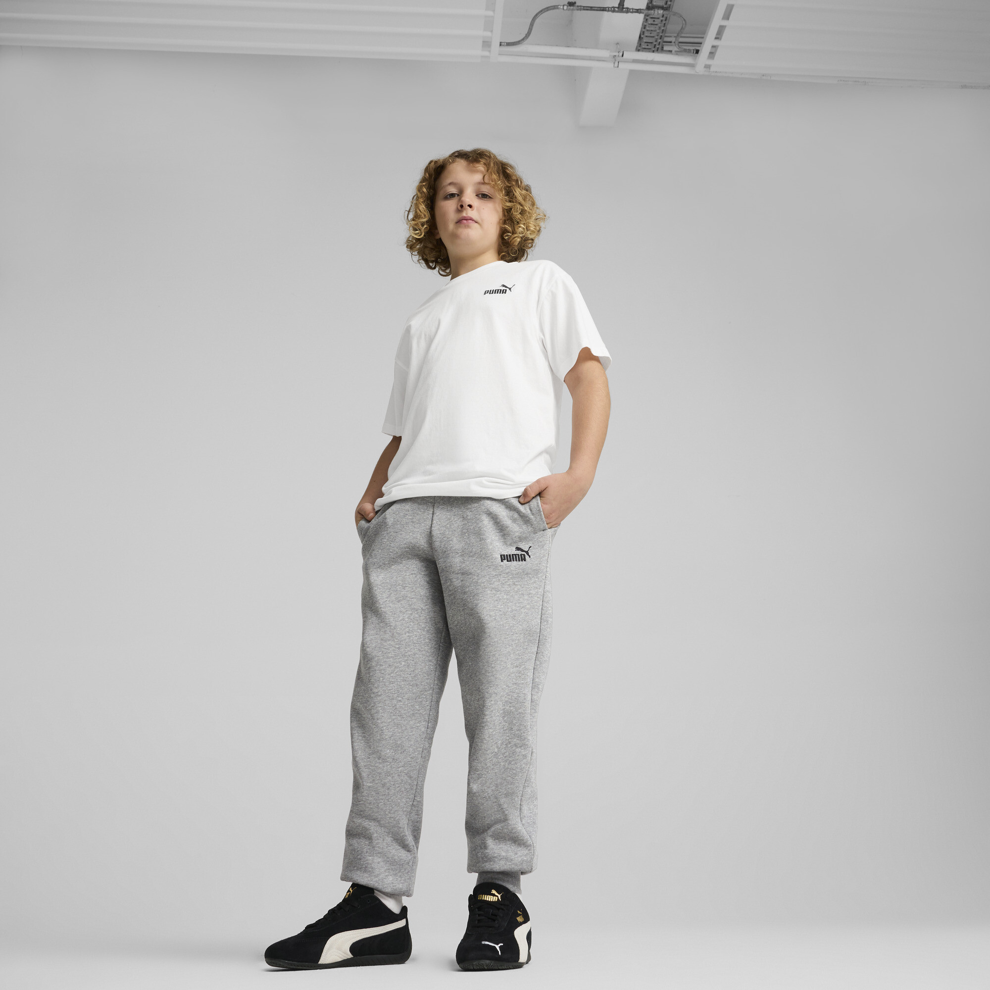 PUMA Essentials Big Kids' Fleece Sweatpants - Picture 14 of 15
