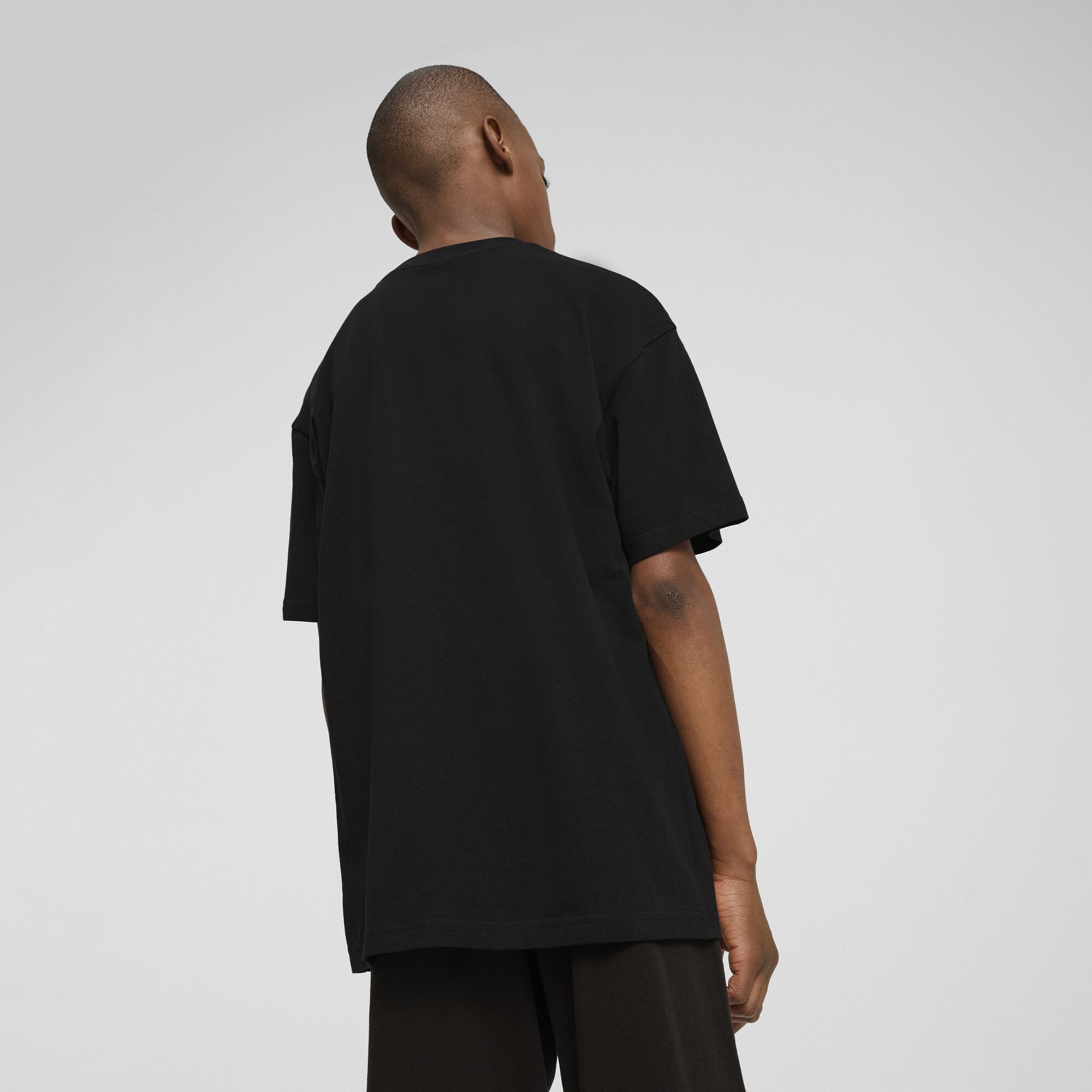 PUMA ESS Small No. 1-logo relaxed T-shirt voor Heren, Zwart, Maat 11-12Y thumbnail 5