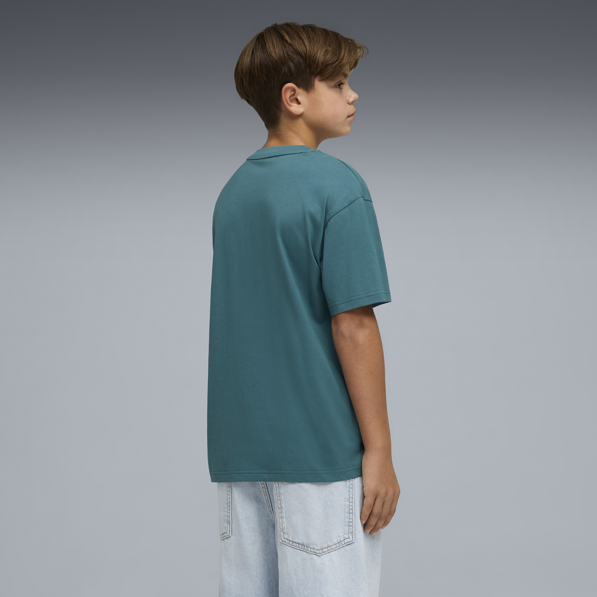 PUMA ESS Small No. 1-logo relaxed T-shirt voor Heren, Maat 9-10Y thumbnail 5