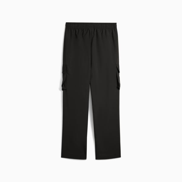 ESS No. 1 Logo Woven Cargo Pants Youth, PUMA Black, large-ZAF
