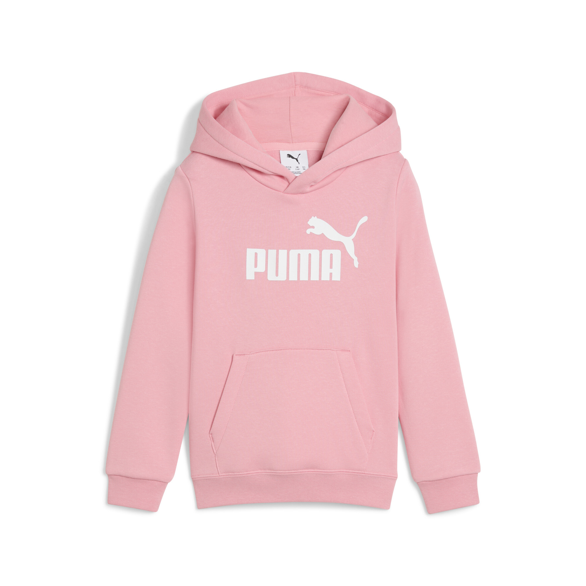 PUMA ESS No. 1-logo fleece hoodie voor Heren, Roze, Maat 2-3Y thumbnail 3