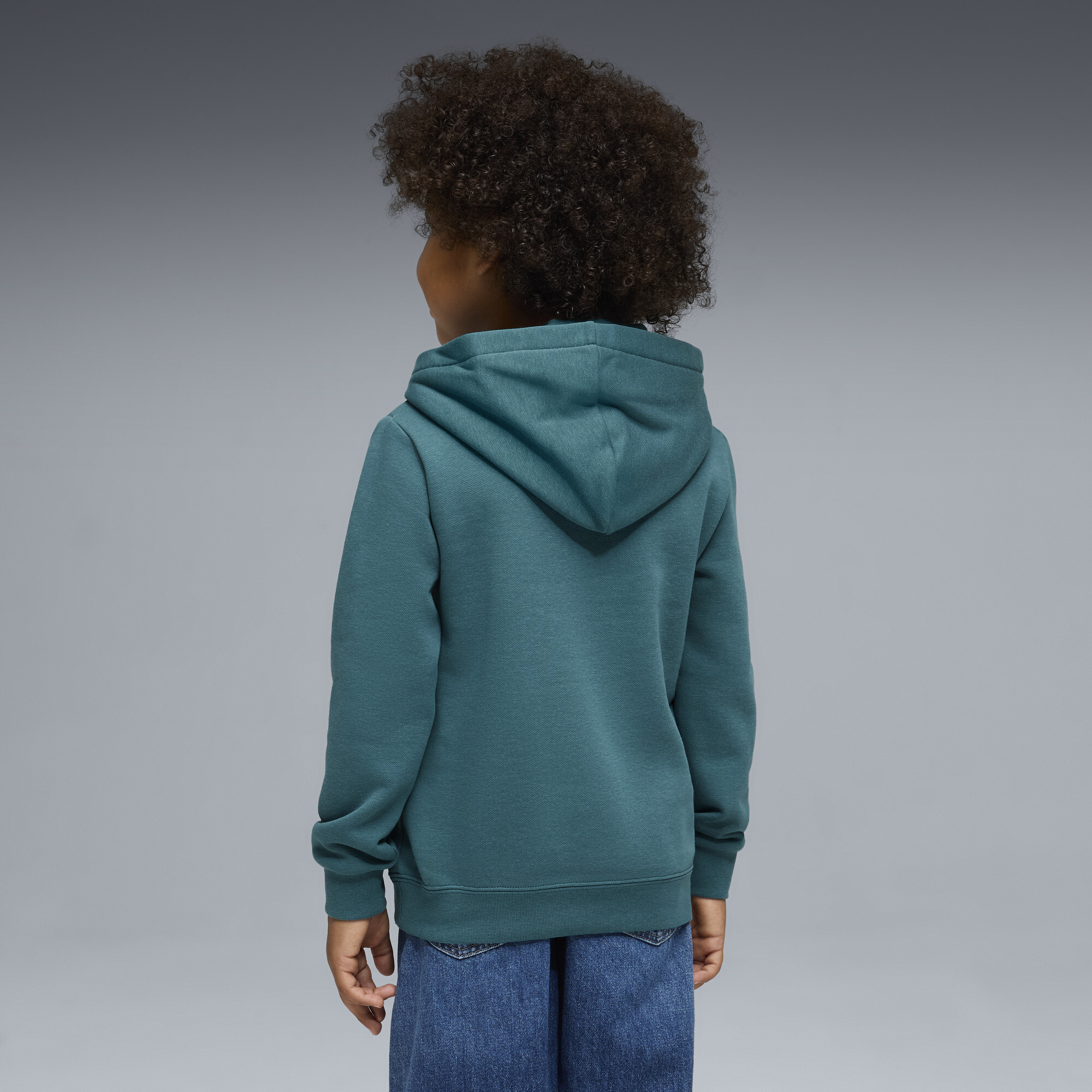PUMA ESS No. 1-logo fleece hoodie voor Heren, Maat 2-3Y thumbnail 5