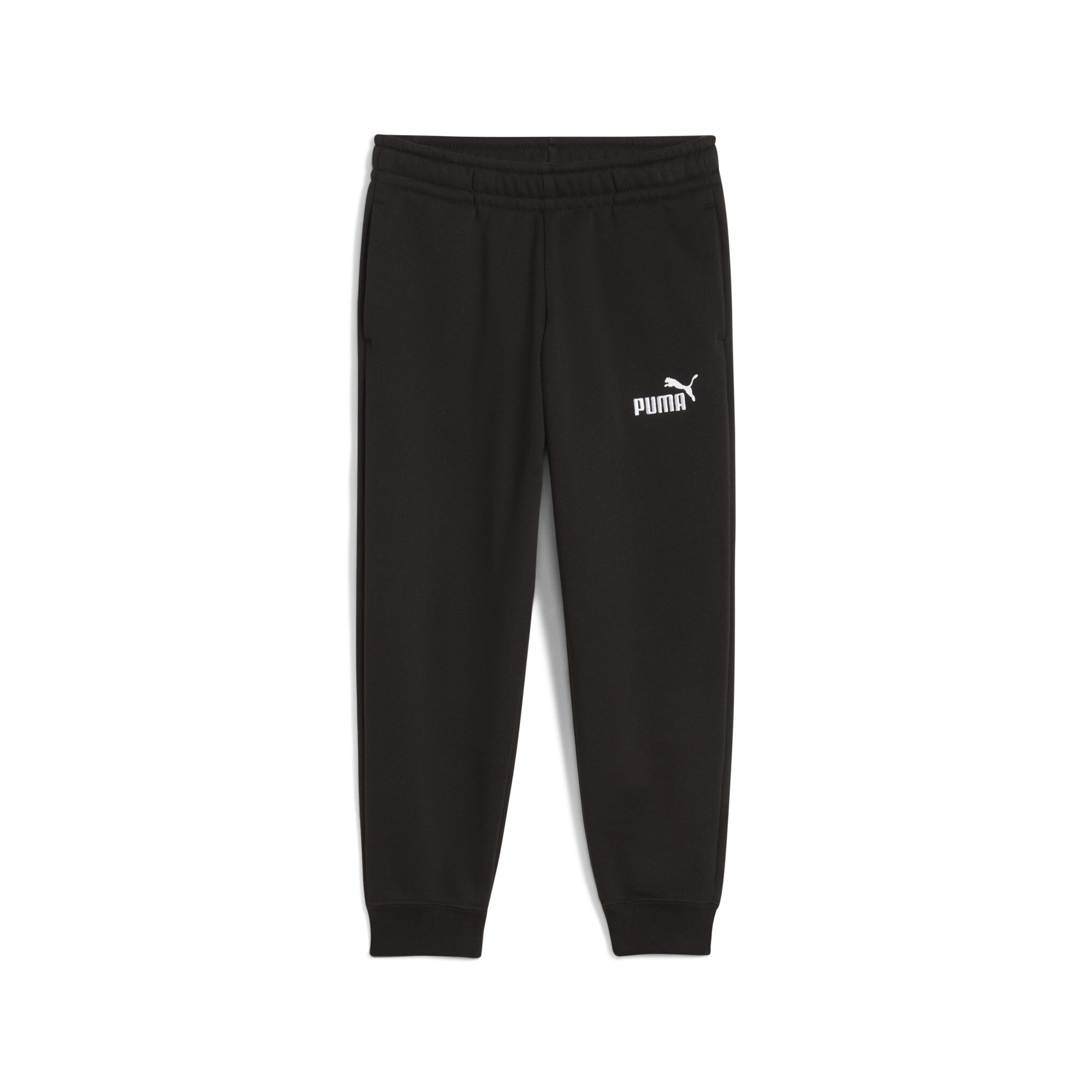 PUMA ESS No. 1-logo fleece sweatpant voor Heren, Zwart, Maat 3-4Y thumbnail 3