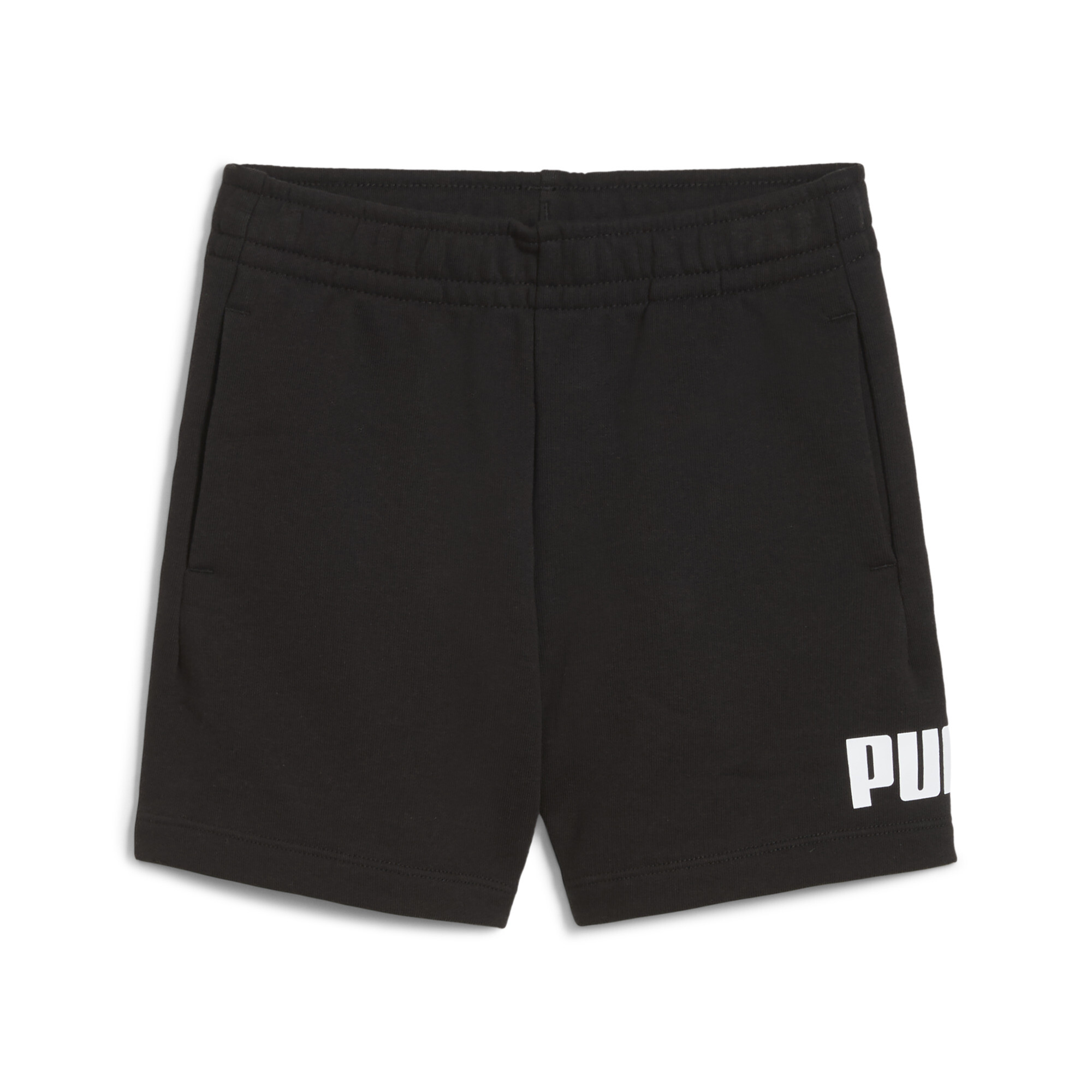 PUMA ESS No. 1-logo short voor Heren, Zwart, Maat 3-4Y thumbnail 3
