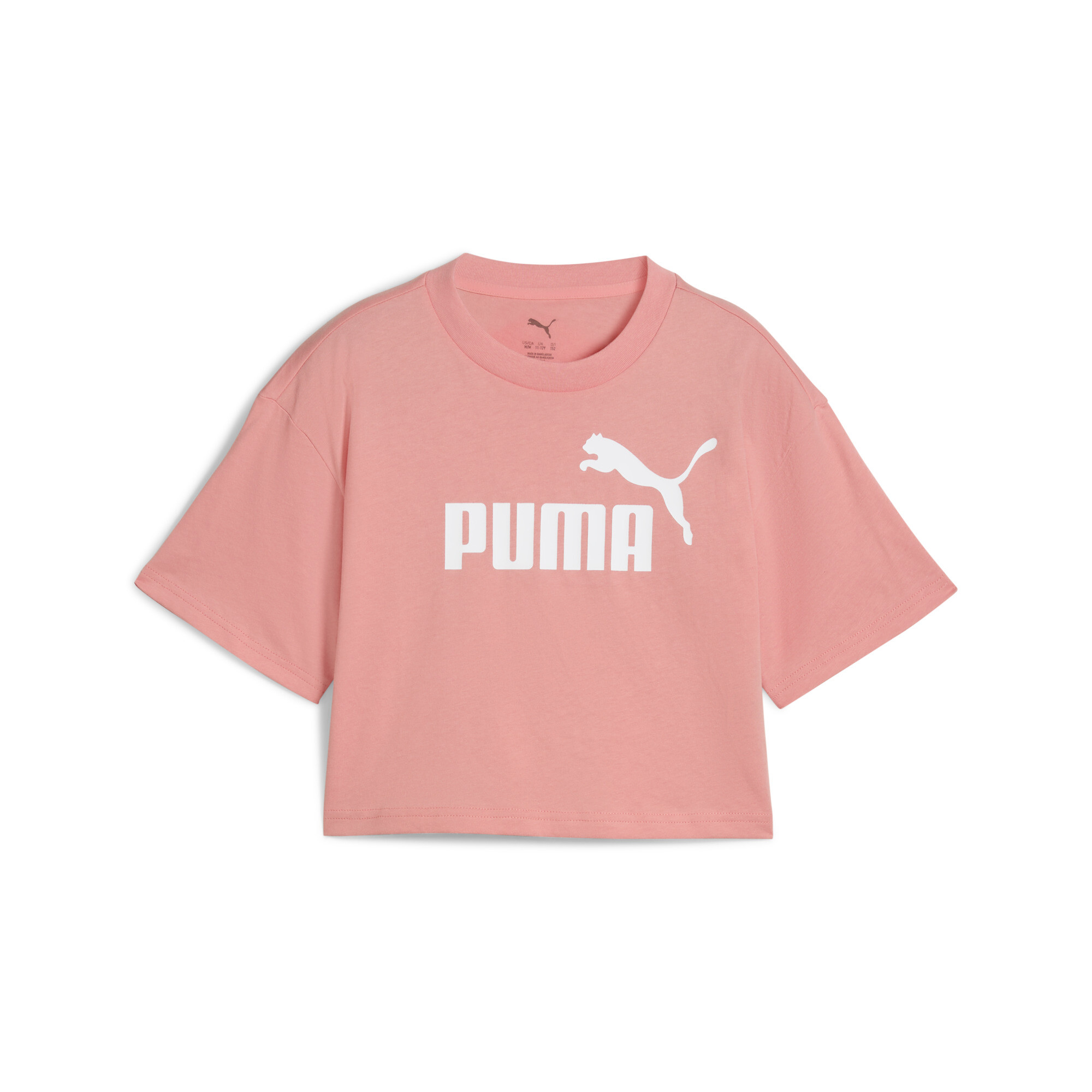 Puma ESS No. 1 Logo Kurzes T-Shirt Teenager Für Damen Für Kinder | Mit Logo Print | Pink Fruit | Größe: 15-16Y