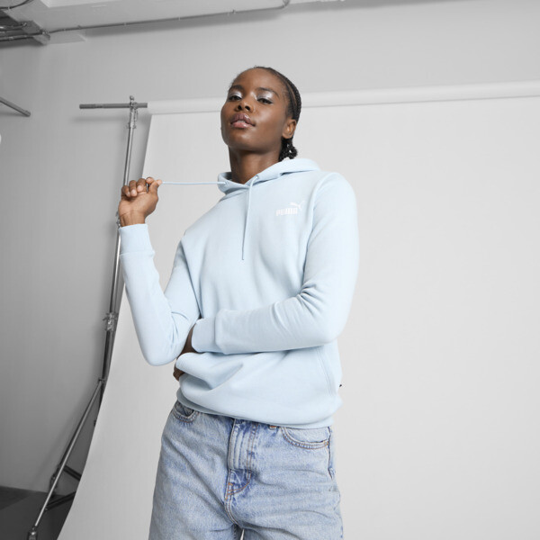 Puma Ess Small Logo Women's Hoodie In Frosted Dew