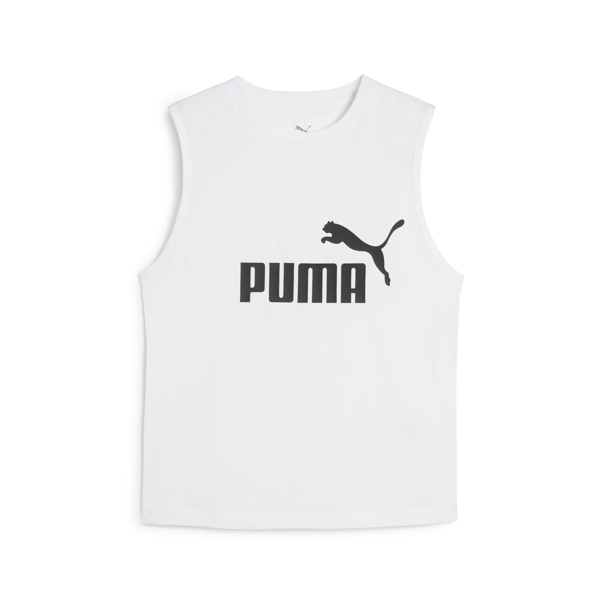 PUMA ESS No. 1 Logo slanke tanktop voor Dames, Wit, Maat XS thumbnail 3