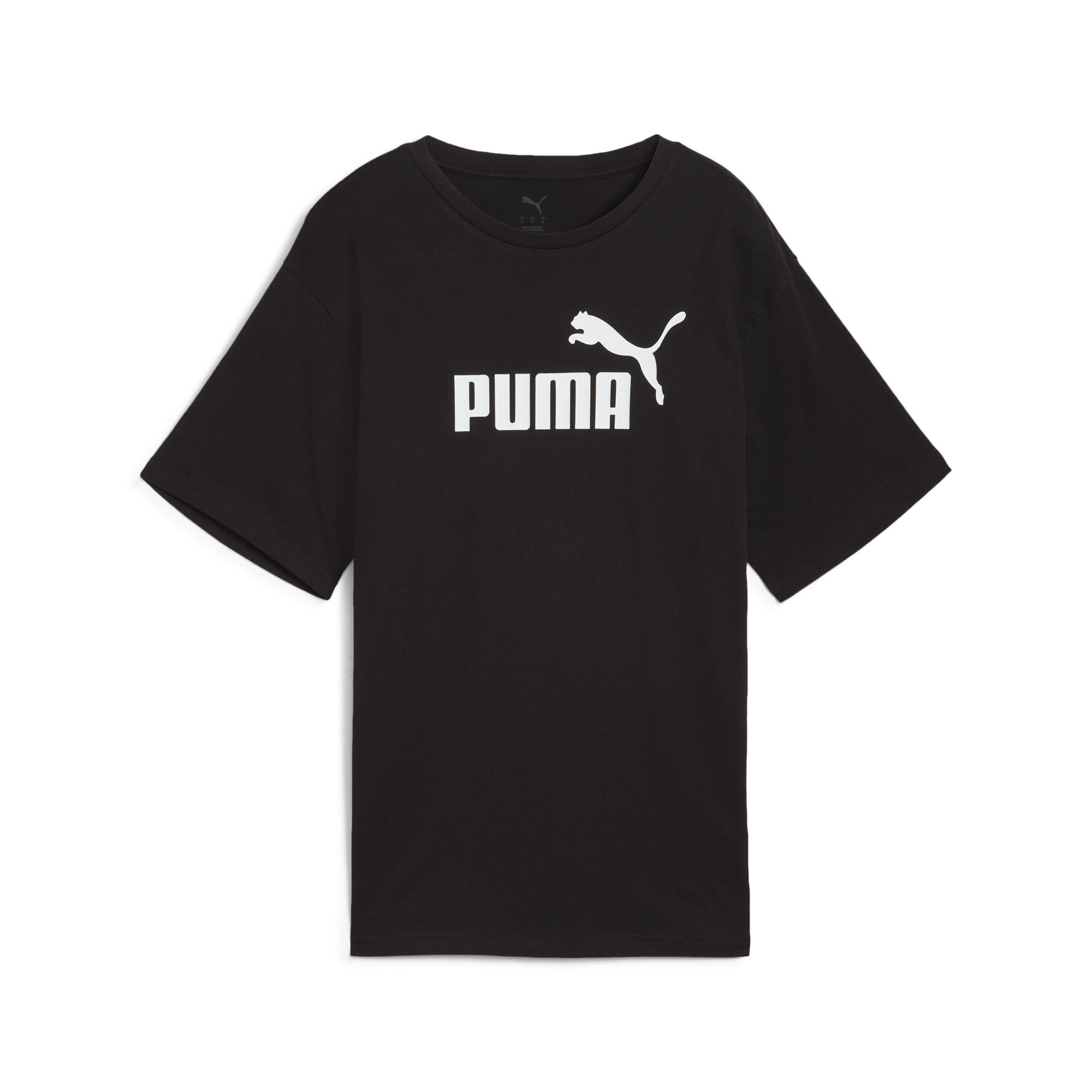PUMA Essentials No. 1 Logo relaxed T-shirt voor Dames, Zwart, Maat XXL thumbnail 3