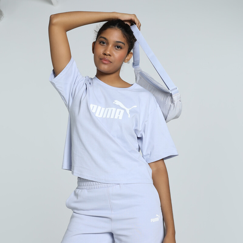 

Women's PUMA Cropped No. 1 Logo Relaxed Fit Tee