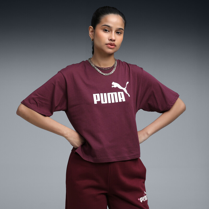 

Women's PUMA Cropped No. 1 Logo Relaxed Fit Tee