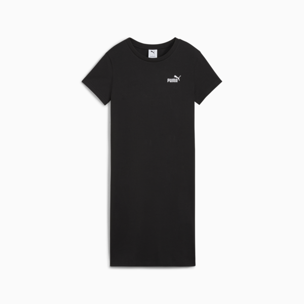 ESS Small No. 1 Logo Slim Dress Women, PUMA Black, large-MEX
