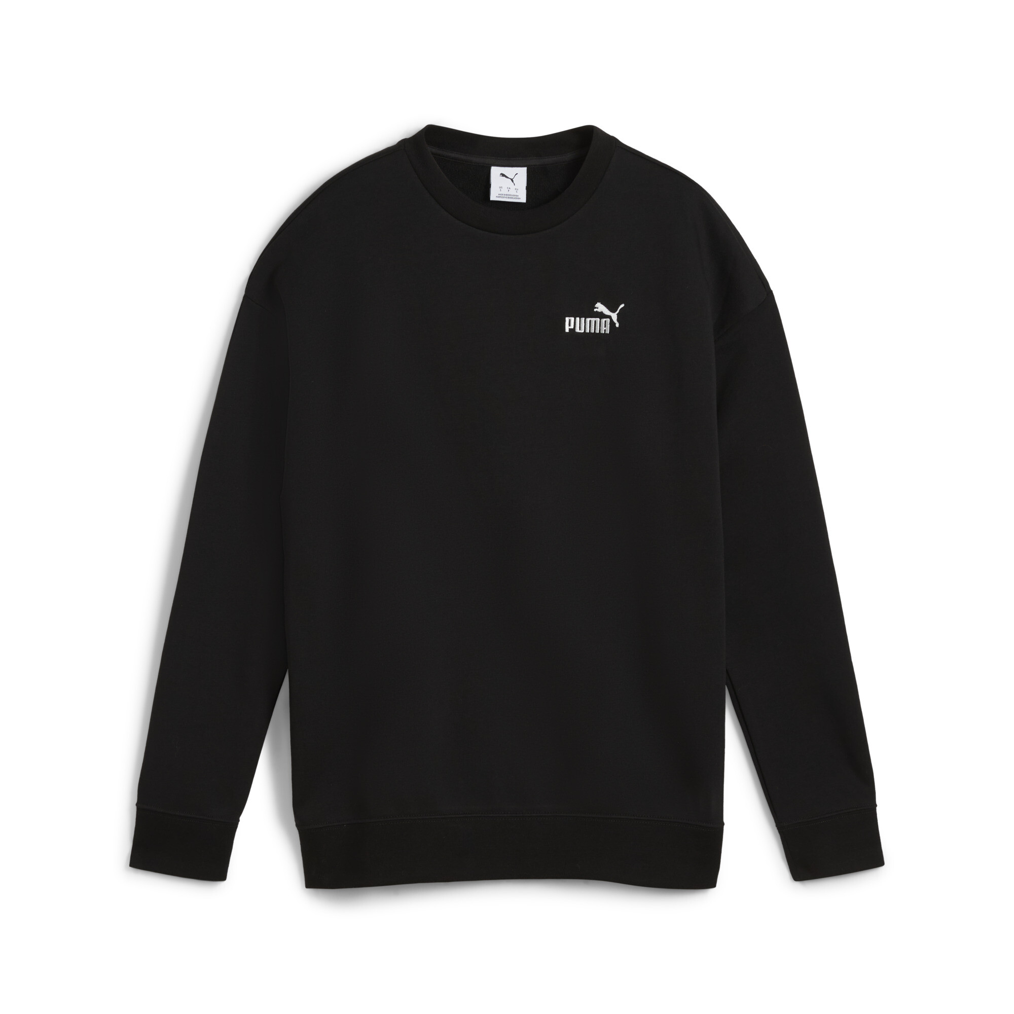 PUMA ESS Small No. 1 Logo Relaxed trui met ronde hals voor Dames, Zwart, Maat XL thumbnail 3