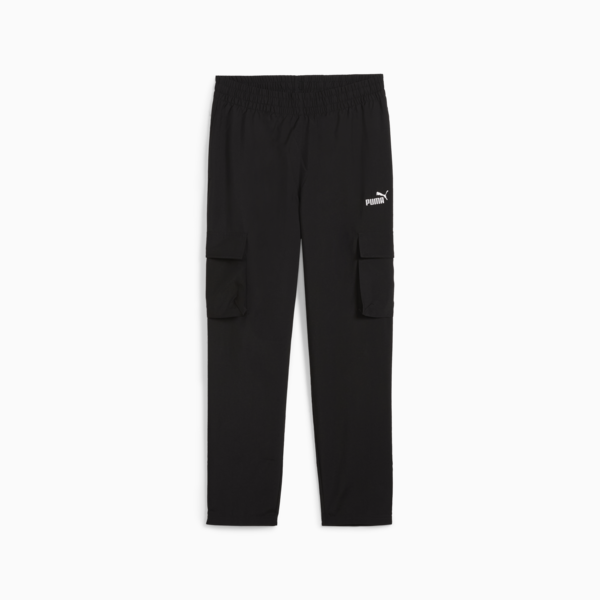 Pantalones Essentials con logo, PUMA Black, large-ARG