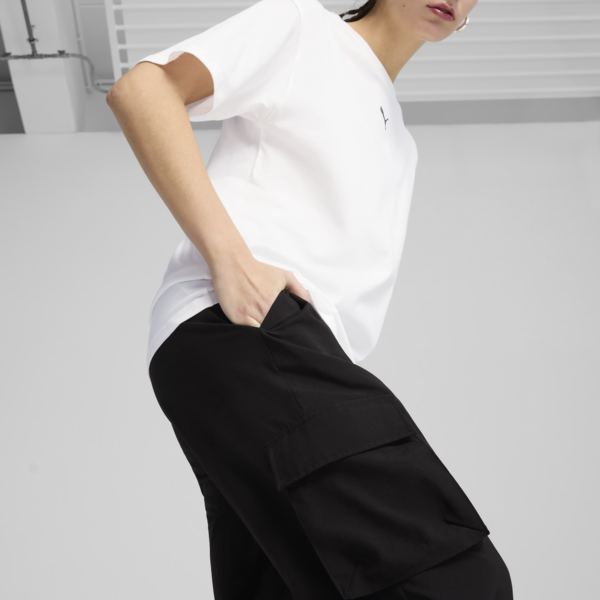 Pantalones Essentials con logo, PUMA Black, large-ARG