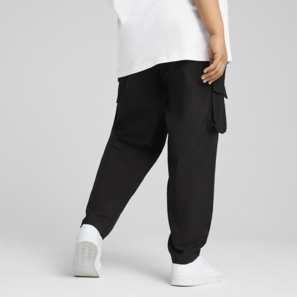 Pantalones Essentials con logo, PUMA Black, large-ARG
