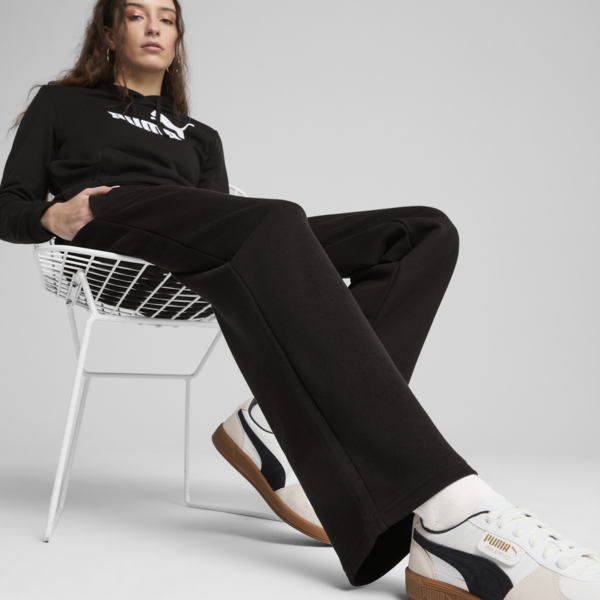 Pantalones Essentials Small No. 1 Logo Comfort para mujer, PUMA Black, large-ARG