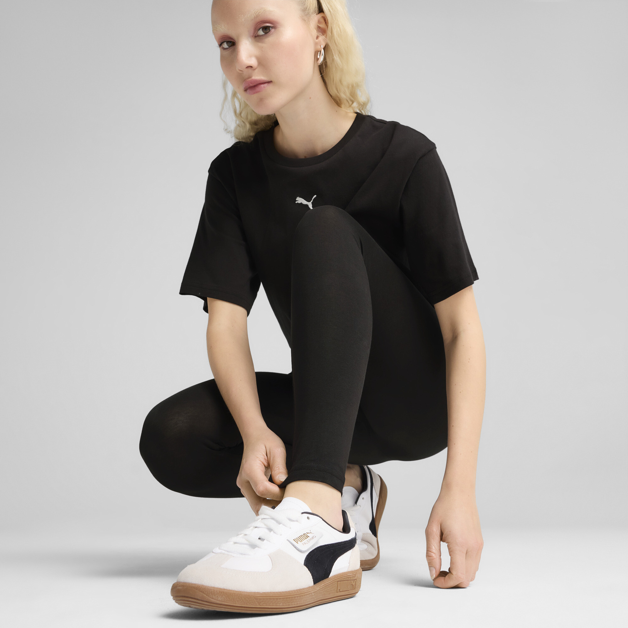 PUMA ESS legging met hoge taille voor Dames, Zwart, Maat XXL thumbnail 4