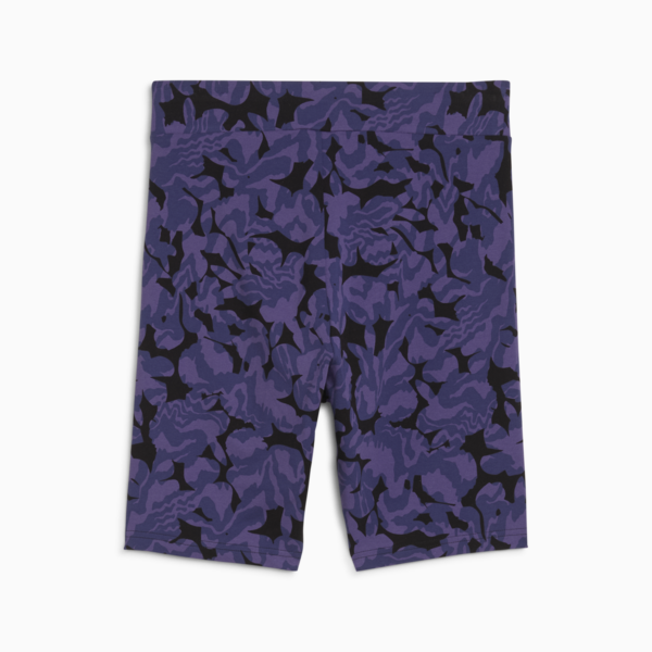 ESS NATURE 2.0 High-Waist 7" Short Leggings Women, Blue Crystal, large-ZAF