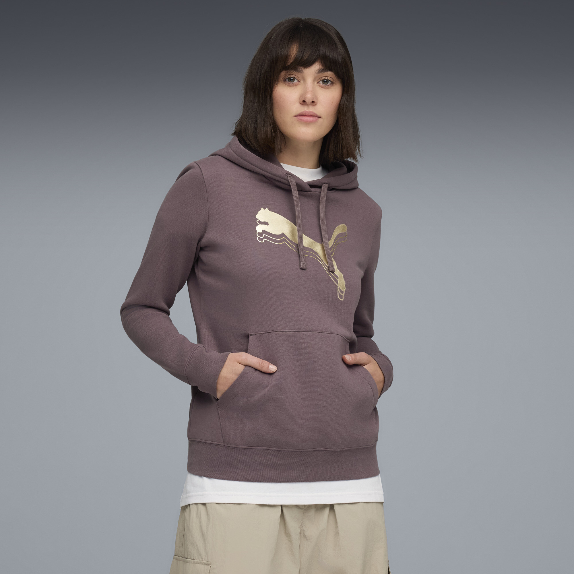 Puma Metallic Women's Hoodie In Multi