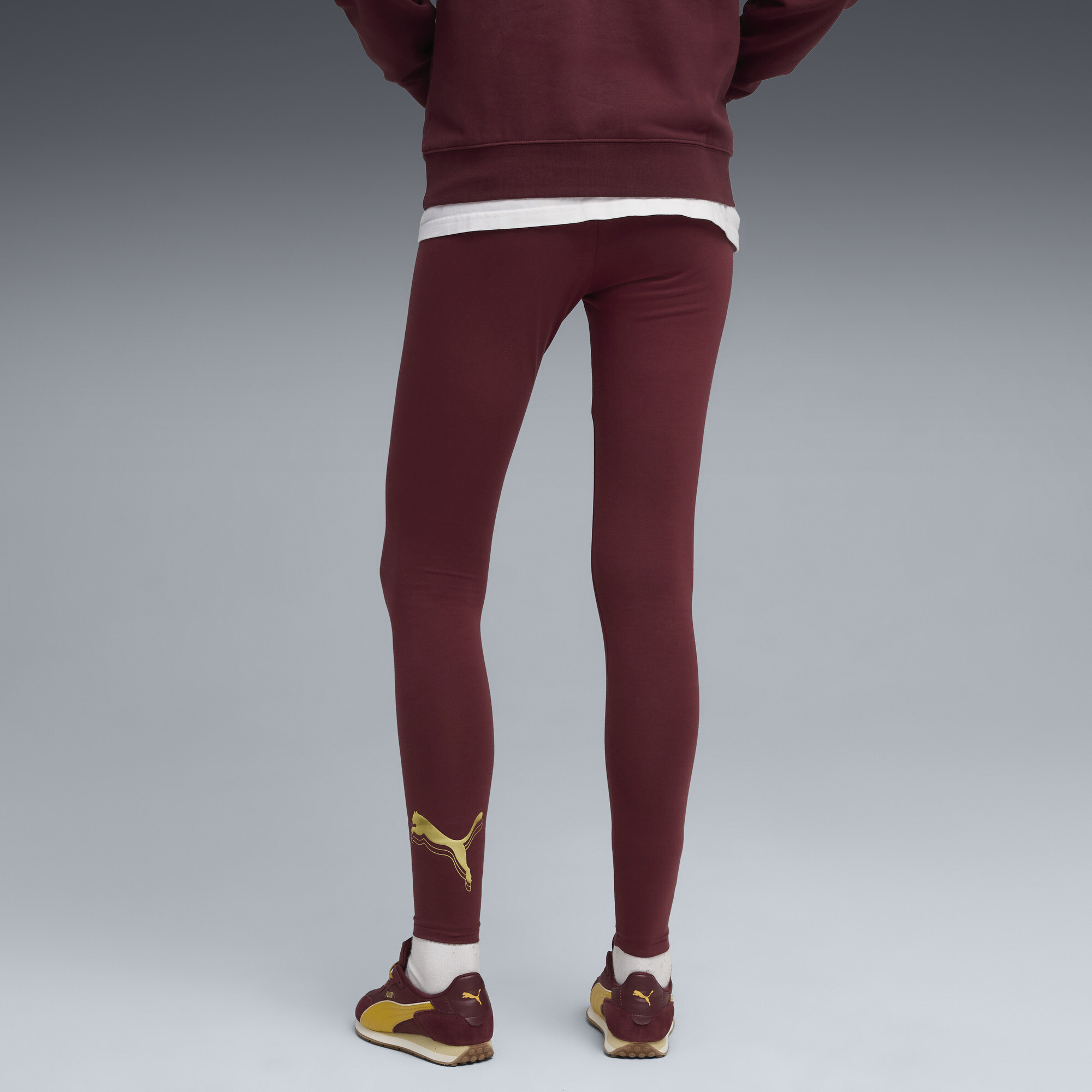 PUMA ESS Metallic Legging voor Dames, Goud, Maat 3XL thumbnail 5