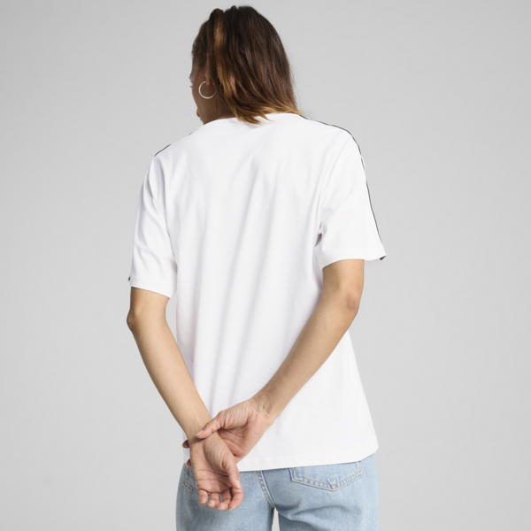 ESS TAPE Relaxed Tee Women, PUMA White, large-MEX