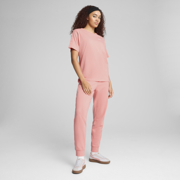 ESS TAPE Relaxed Tee Women, Pink Fruit, large-MEX