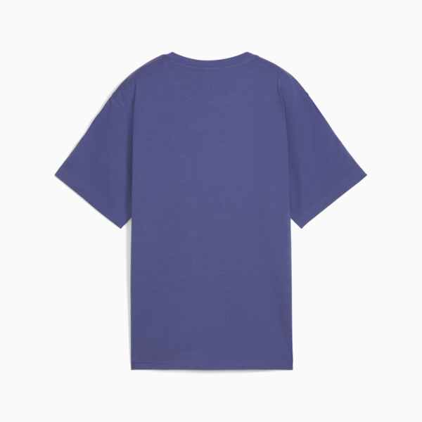 ESS TAPE Relaxed Tee Women, Blue Crystal, large-MEX