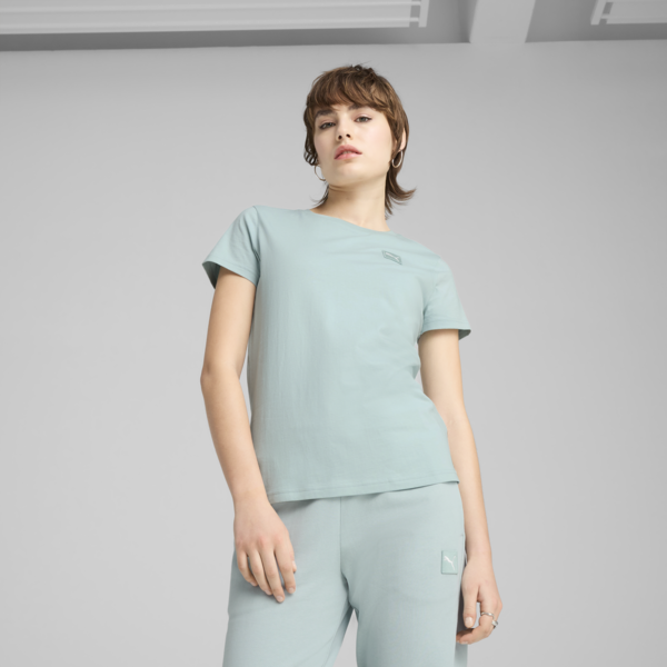 Playera Essentials Elevated para mujer, Modern Mint, large-MEX