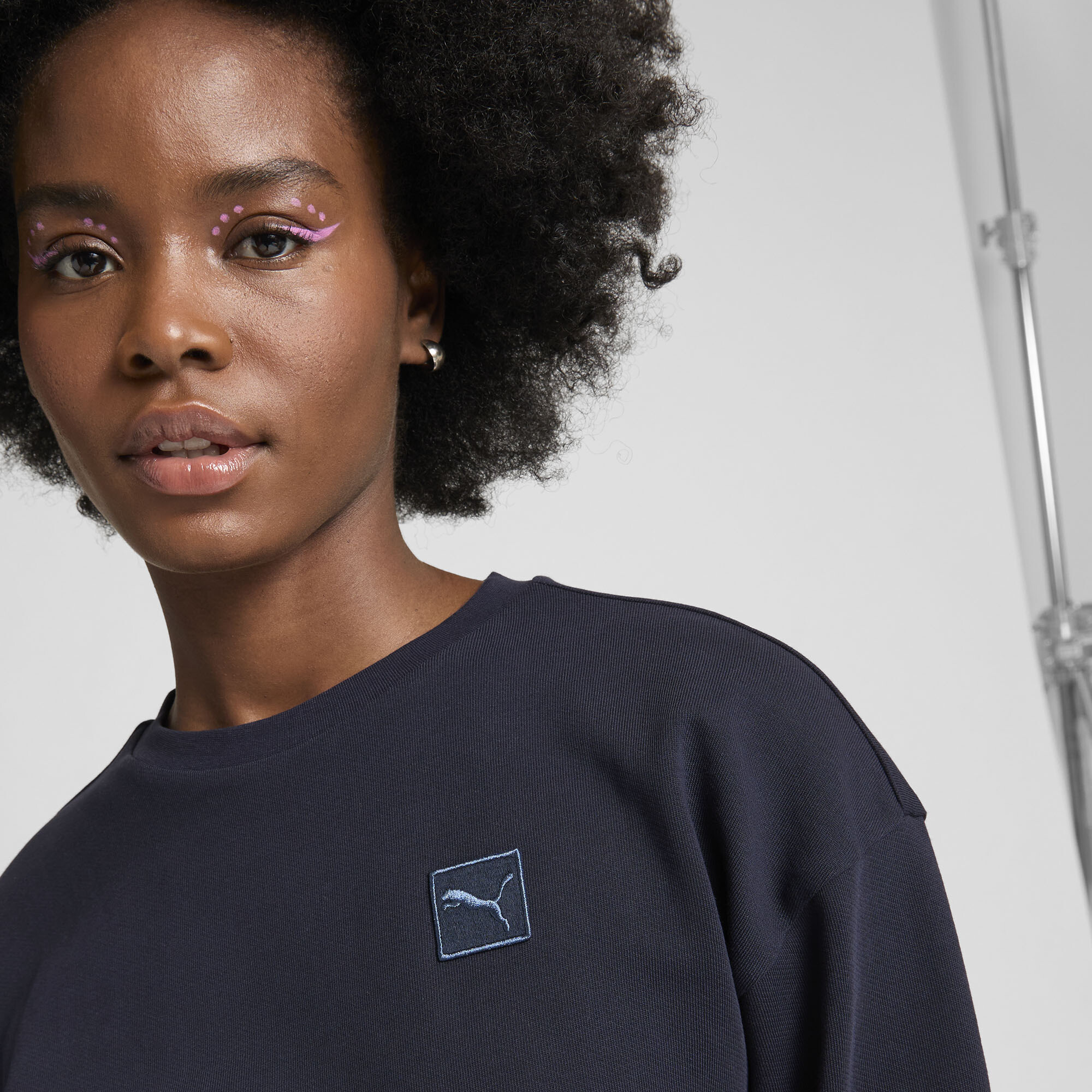 PUMA Elevated Essentials Women's Comfort Crew Sweatshirt - Picture 19 of 50