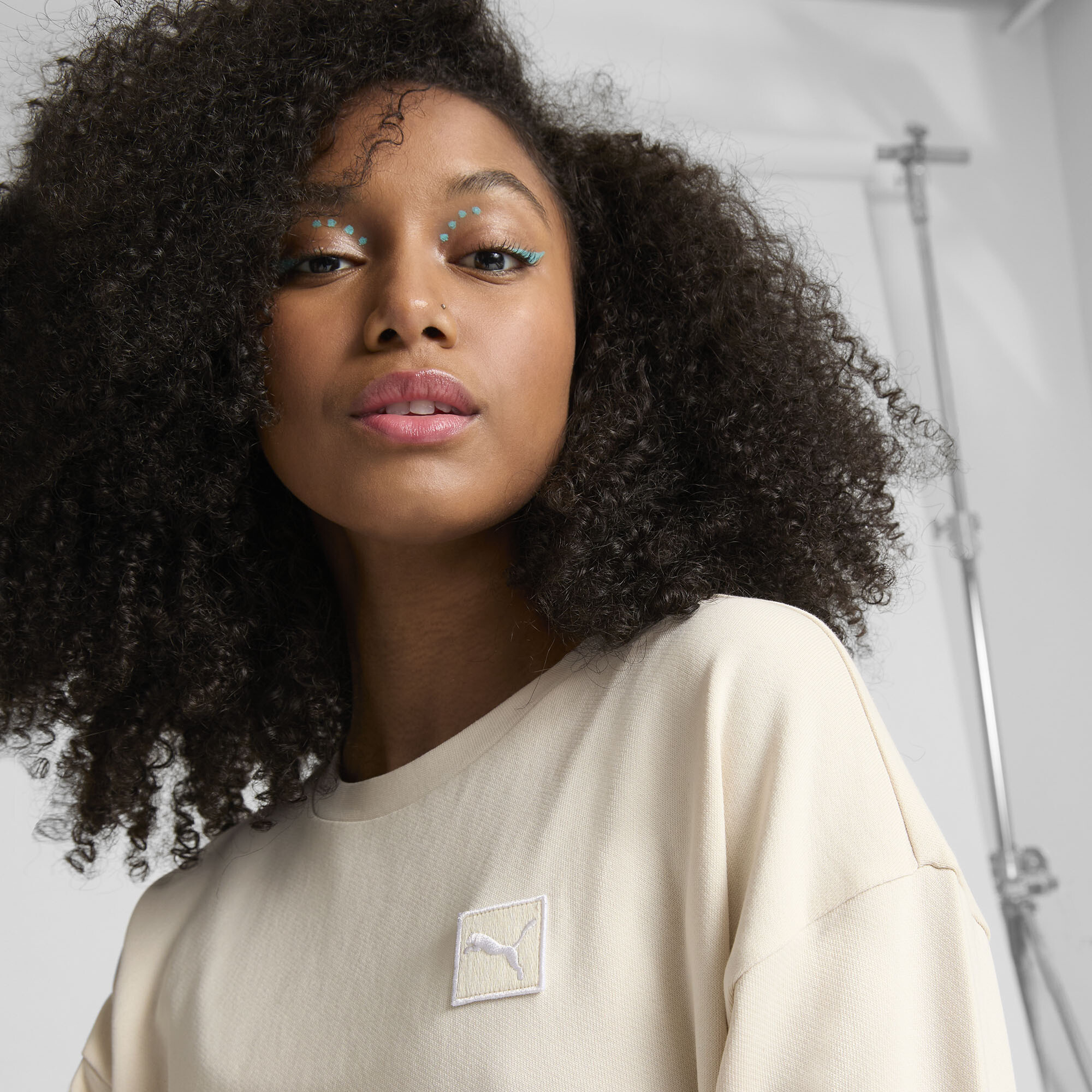 PUMA Elevated Essentials Women's Comfort Crew Sweatshirt - Picture 44 of 50