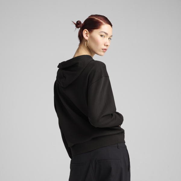 Buzo con capucha Essentials ELEVATED Comfort para mujer, PUMA Black, large-ARG