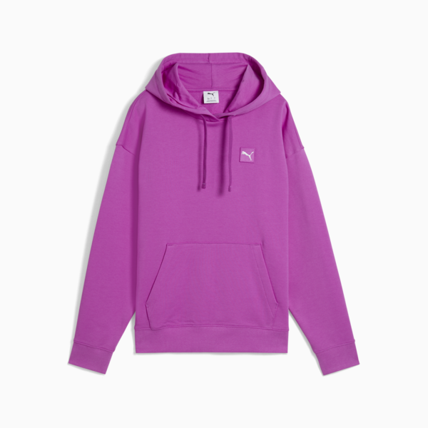 ESS ELEVATED Comfort Hoodie Women, Wild Berry, large-MEX