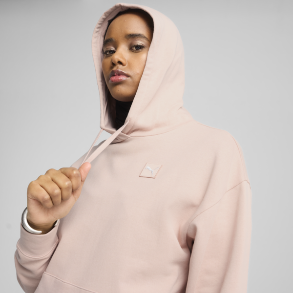 Sudadera con capucha Essentials ELEVATED Comfort para mujer, Rose Quartz, large-MEX