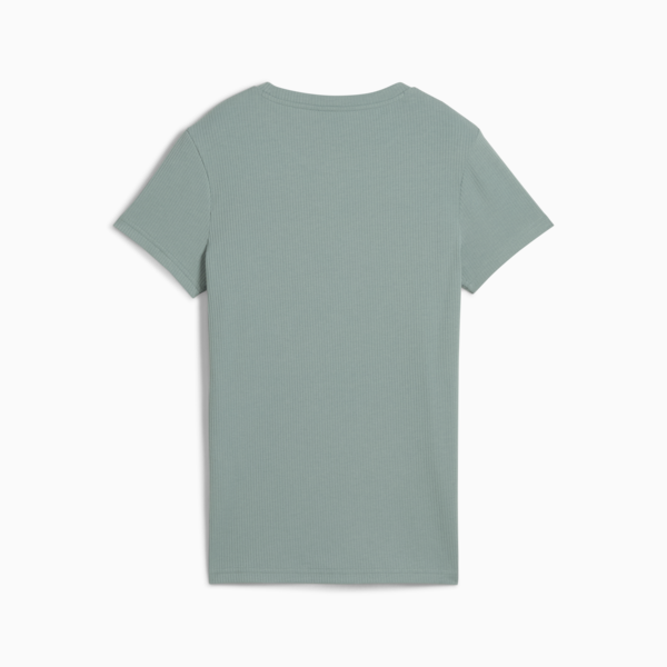 Remera Essentials ELEVATED Rib para mujer, Green Moon, large-ARG