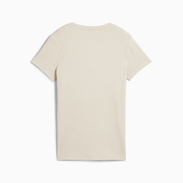 Remera Essentials ELEVATED Rib para mujer, Alpine Snow, large-ARG