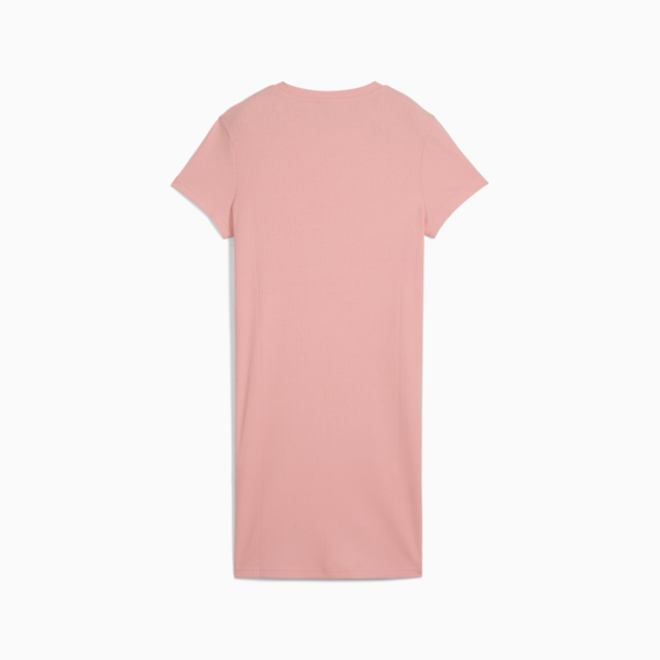 ESS ELEVATED Bodycon Rib Dress Women, Pink Fruit, large-MEX