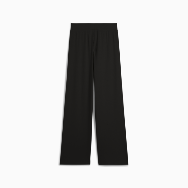 Pantalones tiro alto Essentials ELEVATED para mujer, PUMA Black, large-ARG