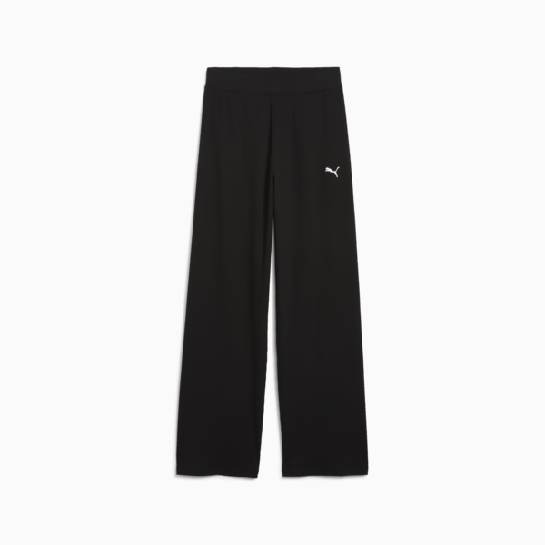 Pantalones tiro alto Essentials ELEVATED para mujer, PUMA Black, large-ARG