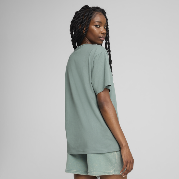 Remera holgada PUMA Class para mujer, Green Moon, large-ARG