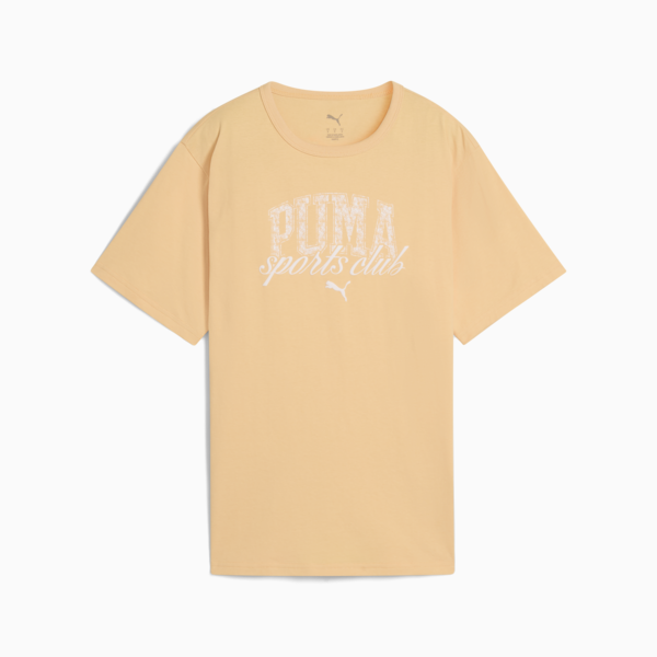 PUMA CLASS Relaxed Tee Women, Almost Apricot, large-MEX